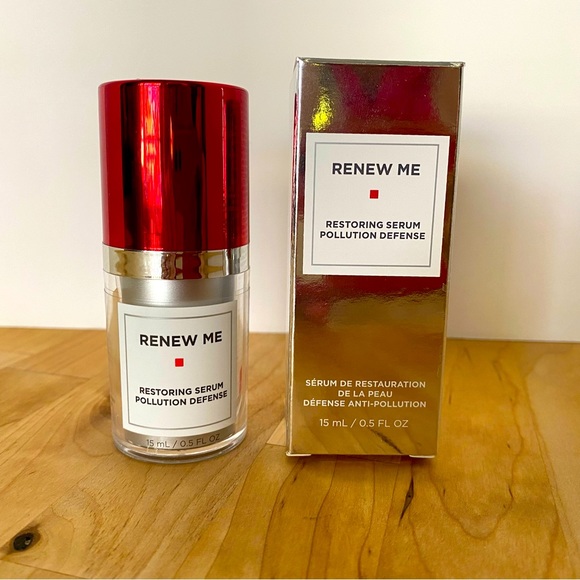 European Wax Center Skincare Renew Me Restoring Serum Pollution